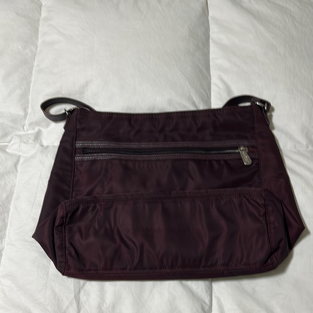 Thirty-One Brown Messenger Bag Elegant Casual Design